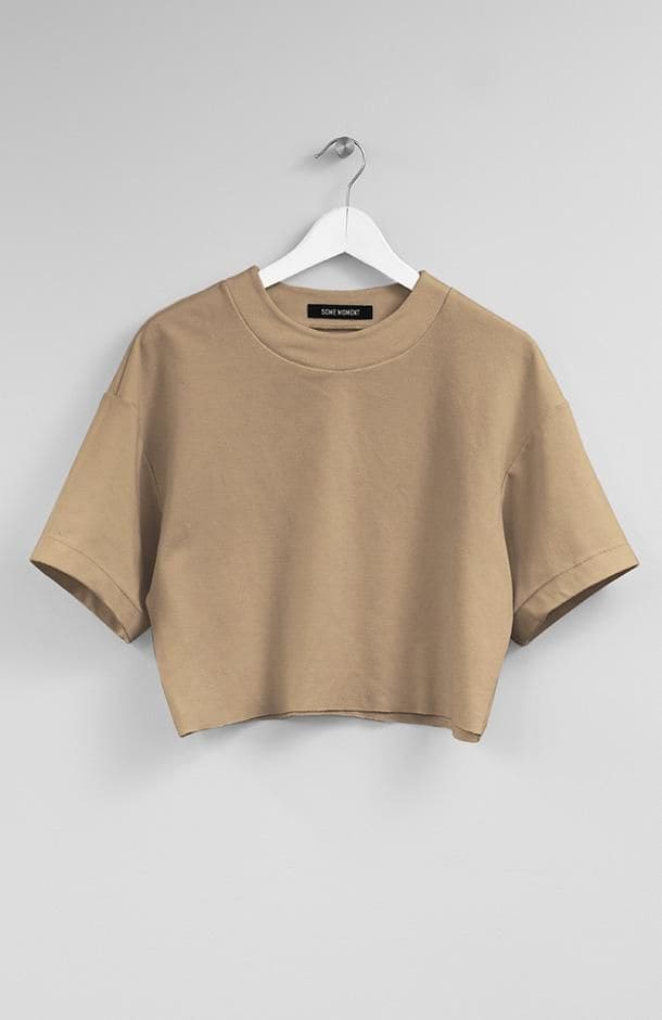 BLUSA CROP ESTAMPADA