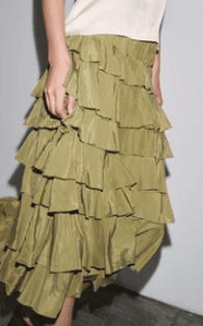 FALDA MIDI SATÉN ESTAMPADA