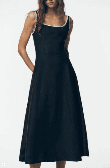 VESTIDO FLORES MIDI