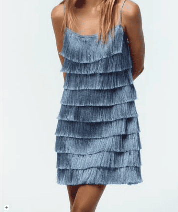 VESTIDO CORTO DENIM