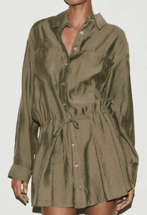VESTIDO CAMISERO LINO